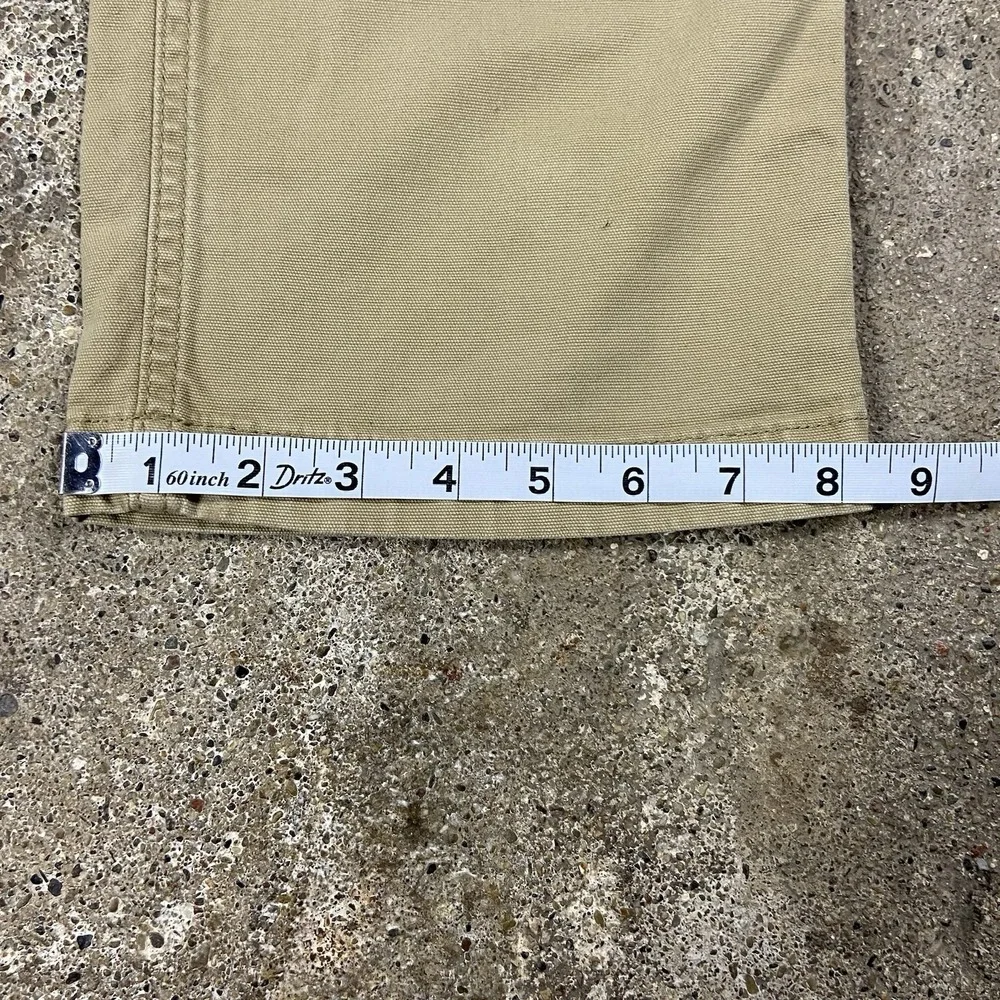 Carhartt Rugged Flex Canvas Pants Size 31x34 Beige Relaxed Fit Utility Work Wear